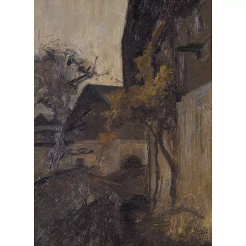 Otto Vautier — "Rue à Savièse".