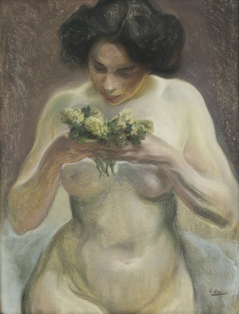 Nu au bouquet