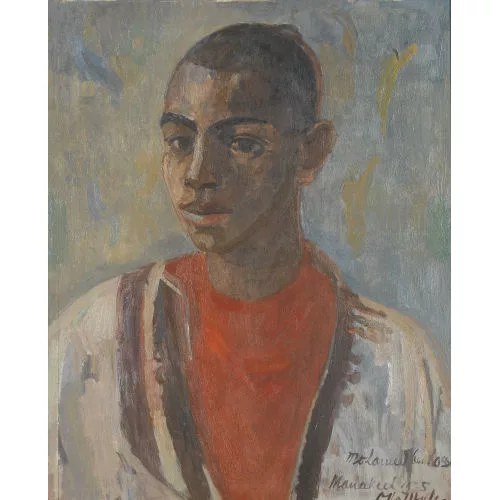 Otto Wyler — Porträt eines jungen Marrokaners.