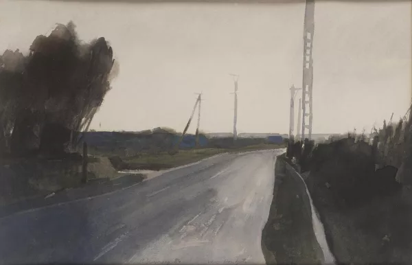 Patrick Savary — Patrick SAVARY (né en 1958) "En allant vers Houlgate"