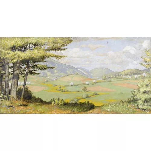 Paul-André Robert — Vallée d′Orvin im Frühling.