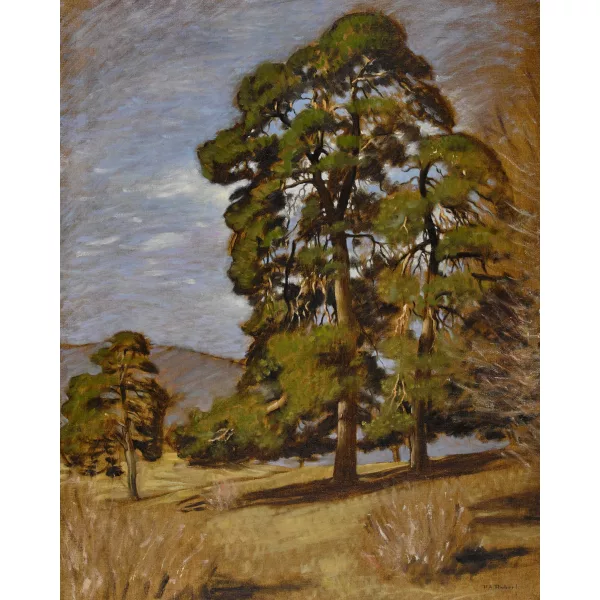 Paul-André Robert — Paysage aux arbres.