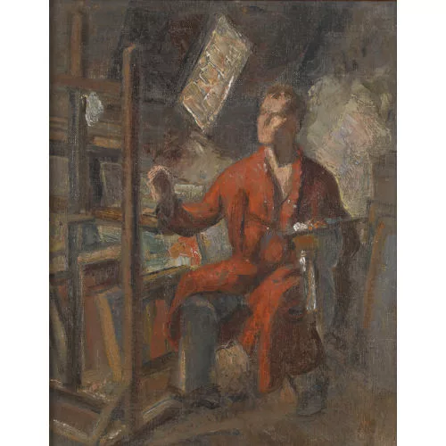 Paul Basilius Barth — "Martin Lauterburg an der Staffelei".