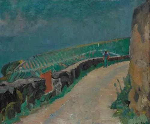 PAUL BASILIUS BARTH — Weg im Rebgelände. 1941. — Koller Auktionen