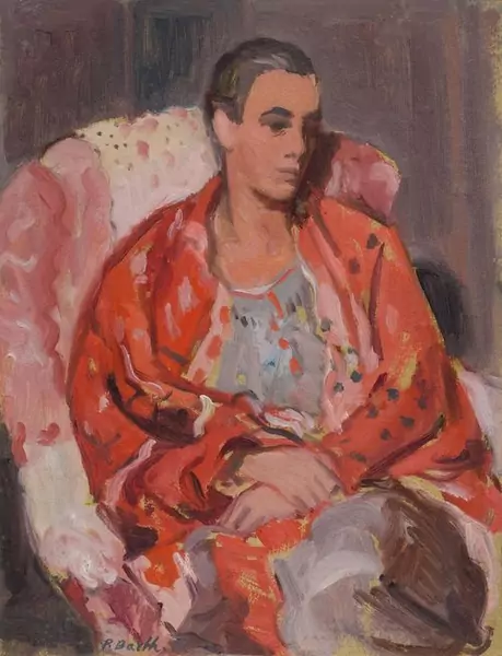 BARTH, PAUL BASILIUS — Frau im Fauteuil. Um 1926. — Koller Auktionen