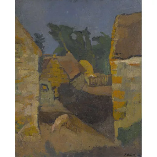 Paul Basilius Barth — "Bauernhof in der Bretagne".