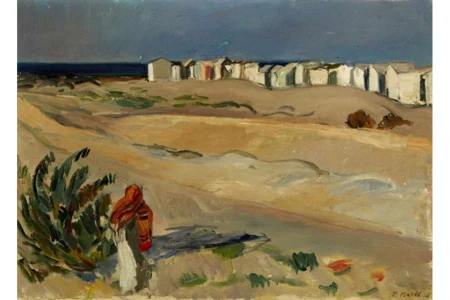 Strandhäuschen in den Dünen