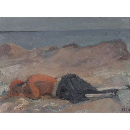 Paul Basilius Barth — "Liegende".