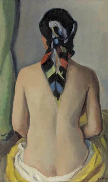 Paul Basilius Barth — Femme nue de dos, 1929