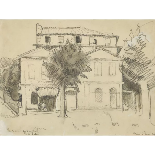 Paul Basilius Barth — "La maison de van Gogh à Arles".