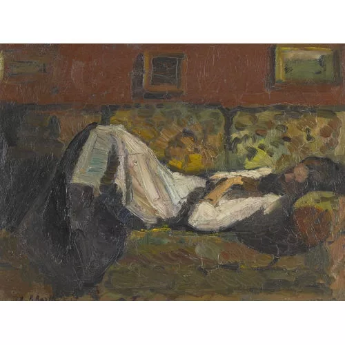 Paul Basilius Barth — "Femme couchée".