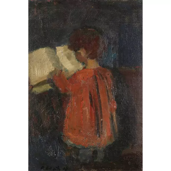 Kind (Heinrich Barth) mit Buch
