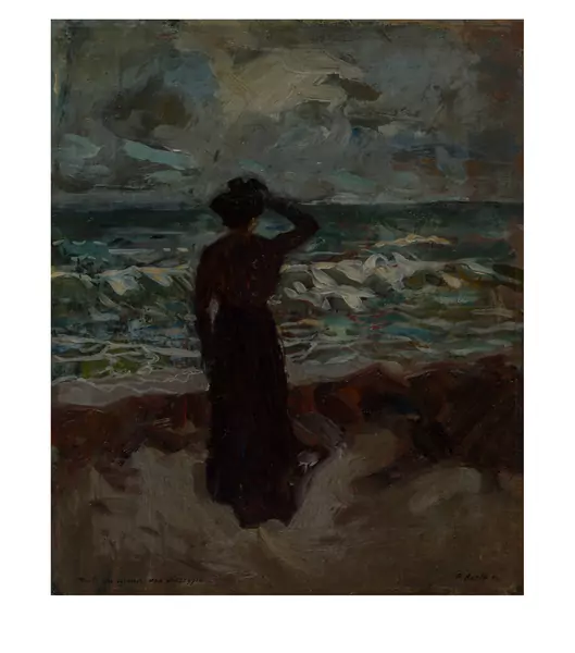 Paul Basilius Barth — Maiti am Strand von Viareggio — Galerie Kornfeld