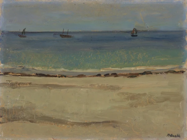 Paul Basilius Barth — STRAND IN DER BRETAGNEBEACH IN BRITTANY