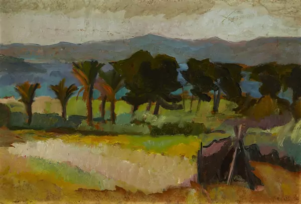 Südliche Landschaft (Skizze)
