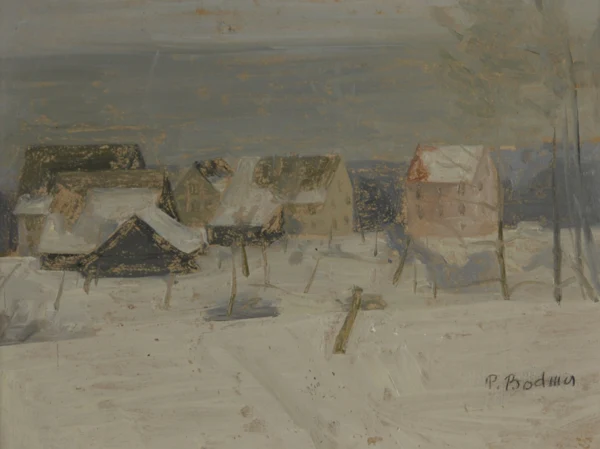 Paul Bodmer — Dorf im Winter