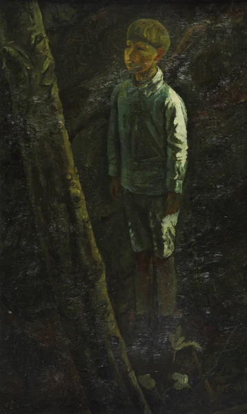 Paul Bodmer — Knabe im Wald
