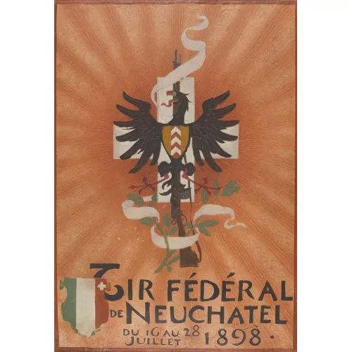 Paul Bouvier — "Tir Fédéral de Neuchâtel 1898".