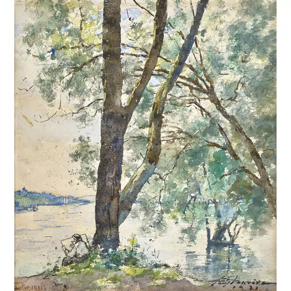"Plage à Auvernier"