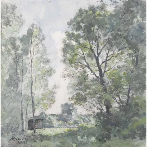 Paul Bouvier — Waldlichtung.