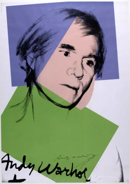 Paul Brühwiler — Vorstufe Plakat. Kunsthaus Zürich, Andy Warhol, 26. Mai - 30. Juli 1978, 1978