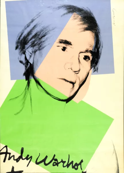 Paul Brühwiler — Vorstufe Plakat. Kunsthaus Zürich, Andy Warhol, 26. Mai - 30. Juli 1978, 1978