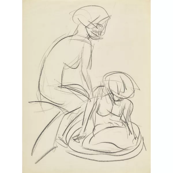 Paul Camenisch — Zwei junge Frauen.