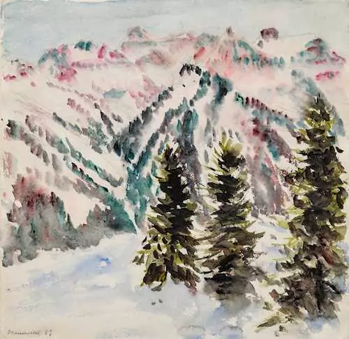 PAUL CAMENISCH — Winterlandschaft. 1967. — Koller Auktionen