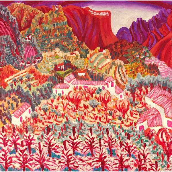 Paul Camenisch — HERBSTLANDSCHAFT IM MENDRISIOTTO AUTUMN LANDSCAPE IN MENDRISIOTTO