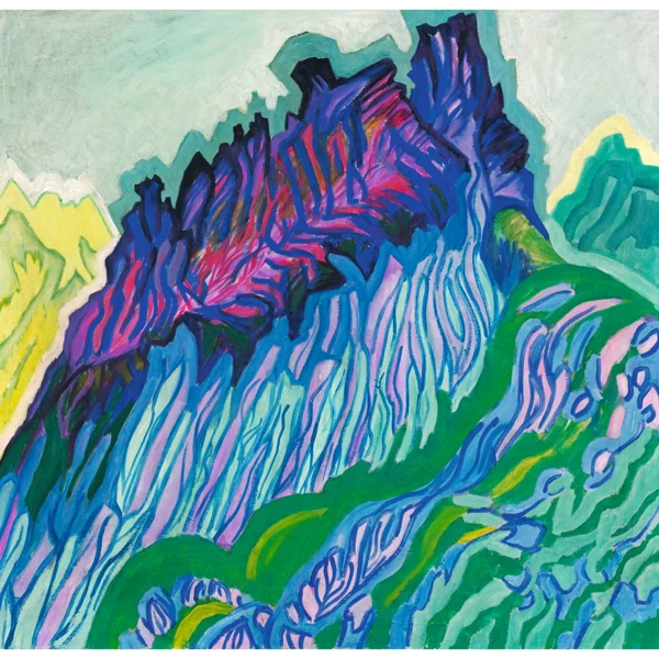 Paul Camenisch — BERGLANDSCHAFT - rectoMOUNTAIN LANDSCAPE - rectoPORTRAIT MARIE-EVE - versoPORTRAIT OF MARIE-EVE - verso