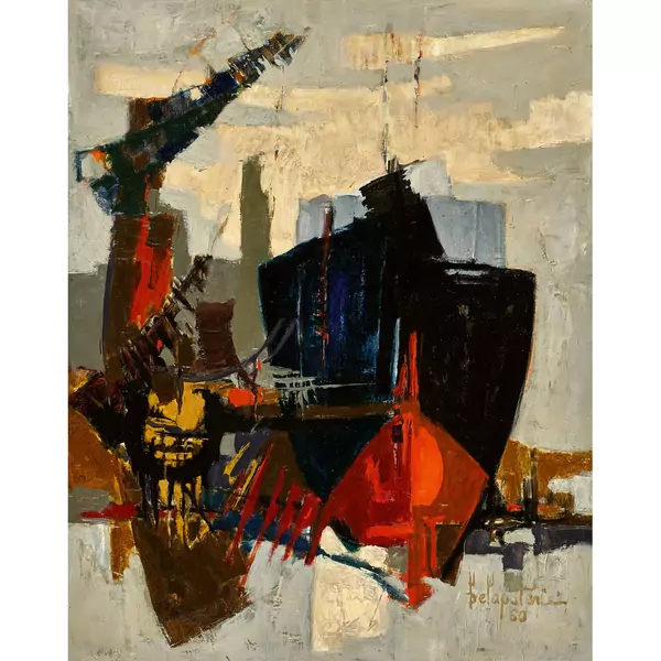 "Dans le port (Amsterdam)"