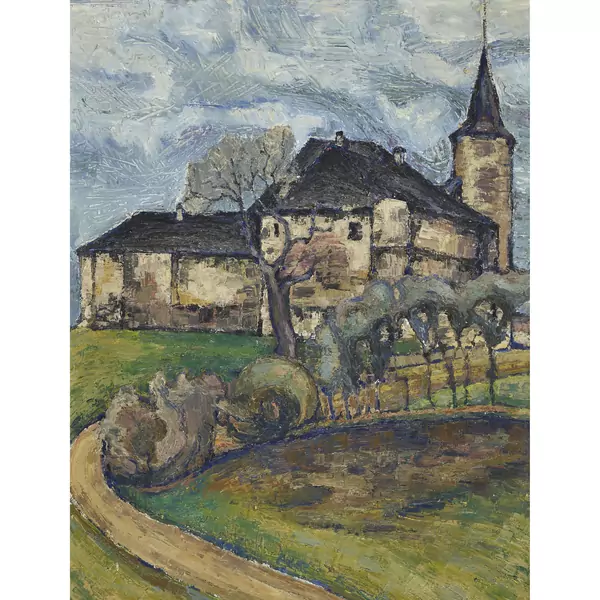 Häusergruppe in der Westschweiz