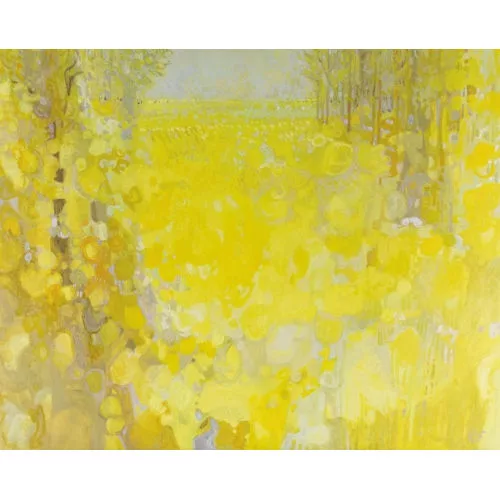 Paul Freiburghaus — Landschaft in Gelb.