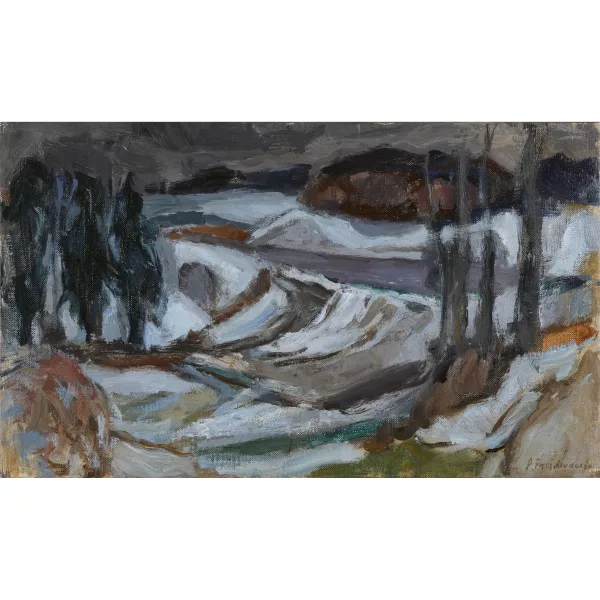 Paul Froidevaux — "Richesse d'hiver".