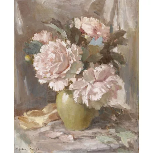 Paul Gmünder — Pfingstrosen.