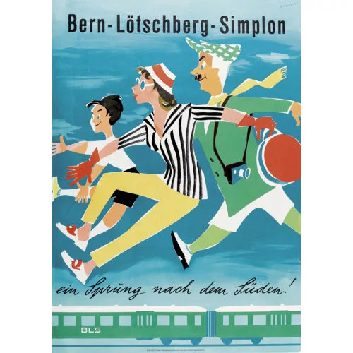 Paul Gusset — "Bern-Loetschberg-Simplon".