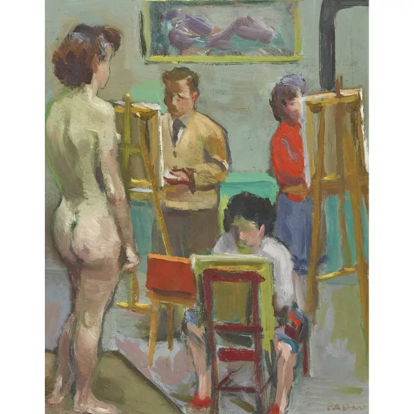 Paul Jakob Müller — "In der Malschule".