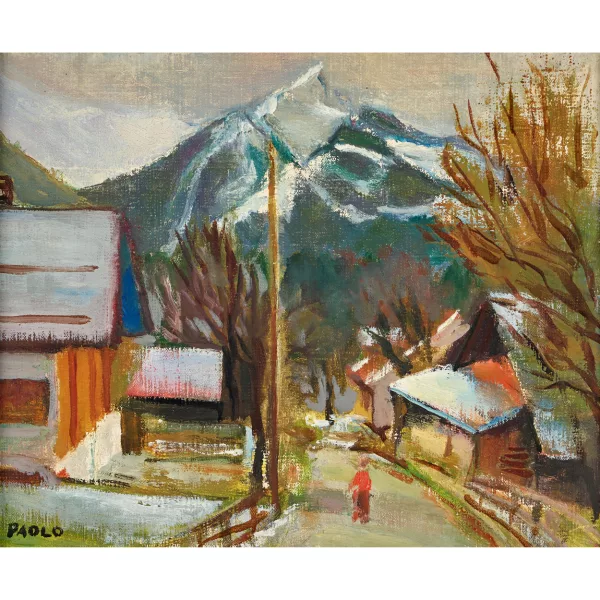 Paul Jakob Müller — Herbstliches Bergdorf.