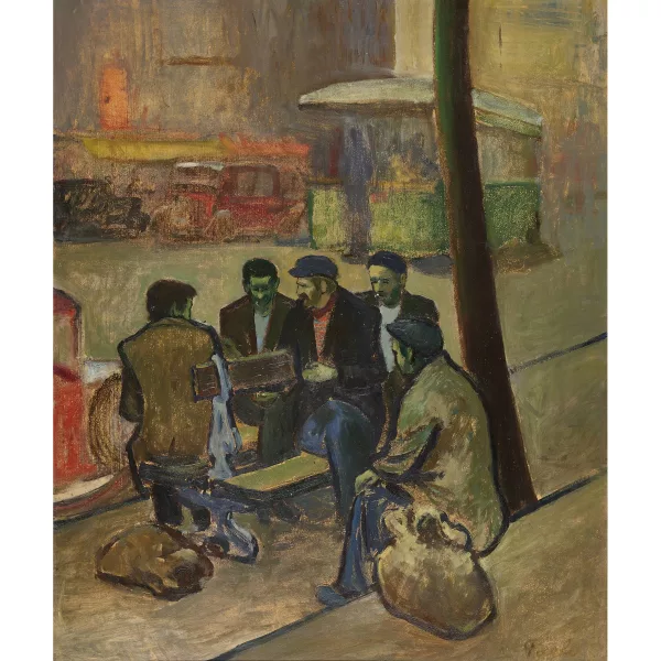 Paul Jakob Müller — "Menschen auf der Strasse".