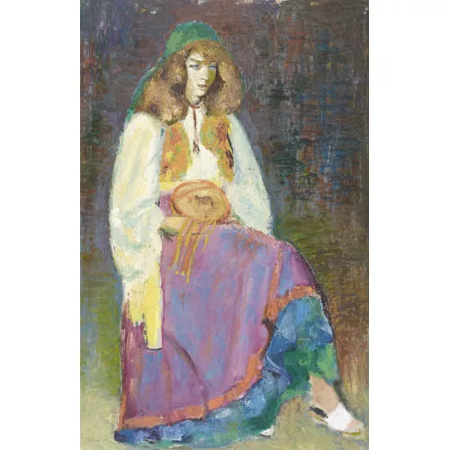 Paul Jakob Müller — Mädchen in Tracht.