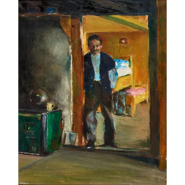 Paul Jakob Müller — Bauer unter der Stubentür.
