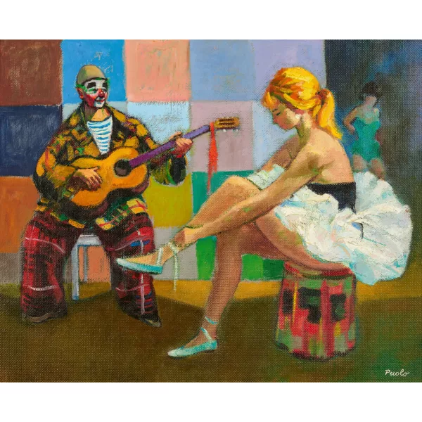 Paul Jakob Müller — "Clown + Balleteuse".