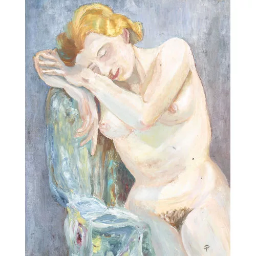 Paul Jakob Müller — Weiblicher schlafender Akt.