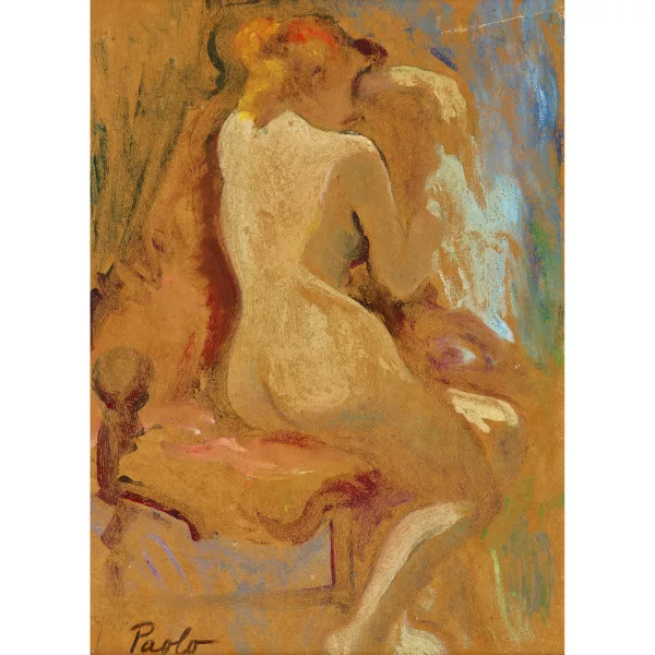 Paul Jakob Müller — Sitzender weiblicher Akt.