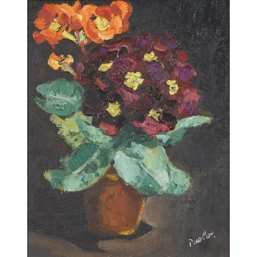 Paul Jakob Müller — Blumenstillleben.