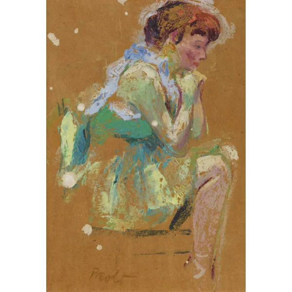 Paul Jakob Müller — Sitzende Ballerina.