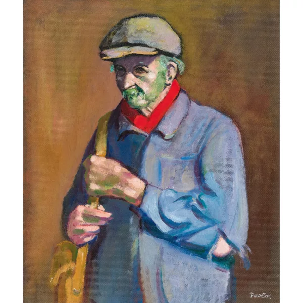 Paul Jakob Müller — "Clochard mit Tasche".
