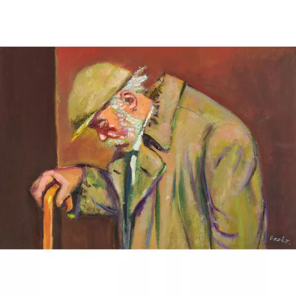 Paul Jakob Müller — Clochard mit Stock.