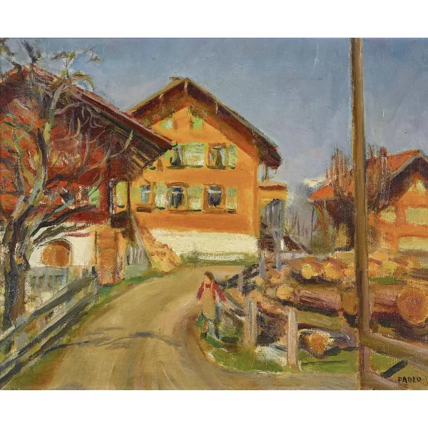 Paul Jakob Müller — Dorfpartie.