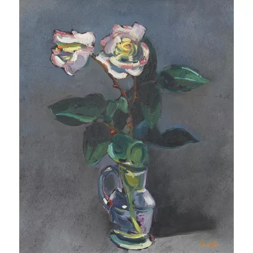 Paul Jakob Müller — Rosenstillleben.